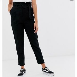 Boden - High Waisted Crop Pants with Tie Belt